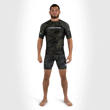 Short sleeve rashguard EXTREME HOBBY HAVOC khaki