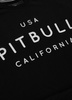 T-shirt PIT BULL Garment Washed USA CAL czarny