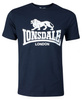 T-shirt LONSDALE LOGO granatowy