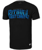 T-shirt PIT BULL I AM BLUE czarny