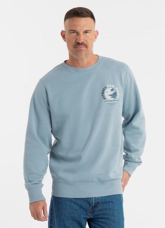 Bluza PIT BULL WASHED PLANET SURF light blue prosta