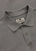 POLO PIT BULL Denim Washed Pique SMALL LOGO dark brown