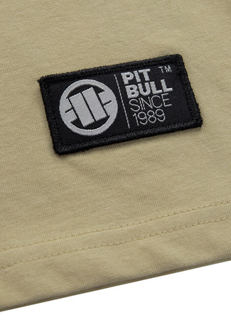 T-shirt PIT BULL SLIM FIT CLASSIC BOXING beżowy