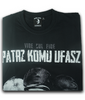 T-shirt PUBLIC ENEMY PATRZ KOMU UFASZ czarny