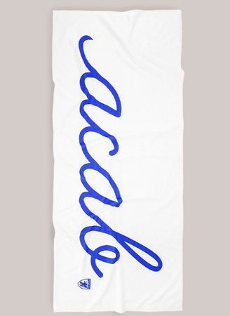 Ręcznik PGWEAR ACAB biało-niebieski