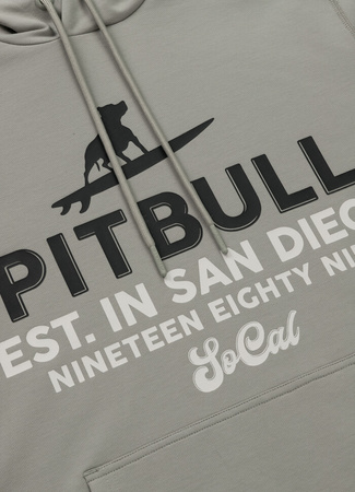Bluza PIT BULL Tricot Terry SURFING DOG dusty salvia kaptur