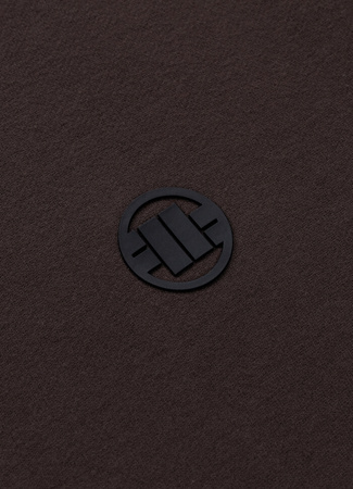 Bluza PIT BULL SMALL LOGO dark chocolate prosta