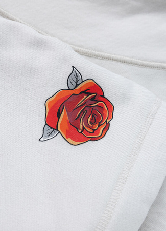 Damska bluza PIT BULL Washed LOVIA SANTA MUERTE WMN white stone rozpinana