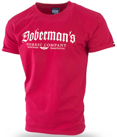 T-shirt DOBERMANS GOTHIC TS326 czerwony