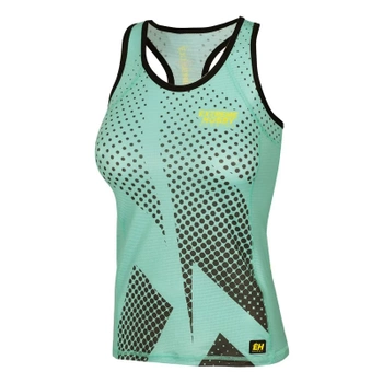 Tank top biegowy damski EXTREME HOBBY HALFTONE miętowy