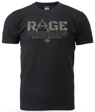T-shirt DOBERMANS RAGE TS358 czarny