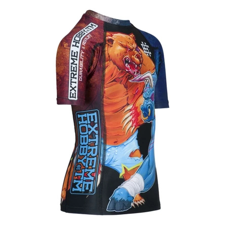 Short sleeve rashguard kids EXTREME HOBBY BULL&BEAR niebieski