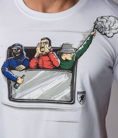 T-shirt PGWEAR TRAIN biały