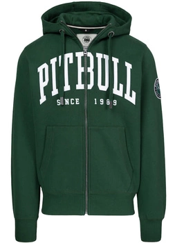 Bluza PIT BULL NORTON hunter green rozpinana
