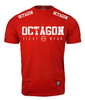 T-shirt OCTAGON FIGHT WEAR czerwony