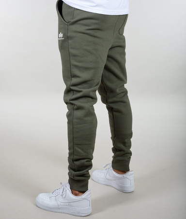 Spodnie ALPHA INDUSTRIES JOGGER SL oliwkowe ( dark olive) 116370 142