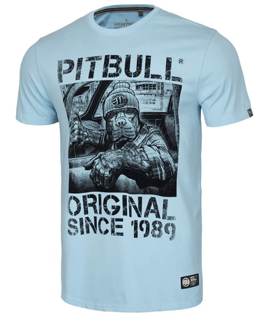 T-shirt PIT BULL PITBULL DRIVE 170 (light blue) błękitny