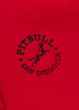Bluza PIT BULL SAN DIEGO CA czerwona kaptur