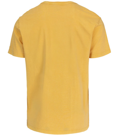 T-shirt PIT BULL Denim Washed OPEN BEACH żółty (washed yellow)
