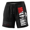 Szorty sportowe  EXTREME HOBBY MUAY THAI PRO czarny