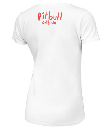 T-shirt damski PIT BULL WATERCOLOR WMN biały