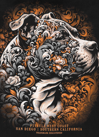 Bluza PIT BULL TATTOO czarna prosta