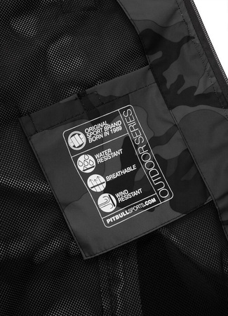 Kurtka PIT BULL ATHLETIC all black camo