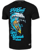 T-shirt PIT BULL BEACH czarny