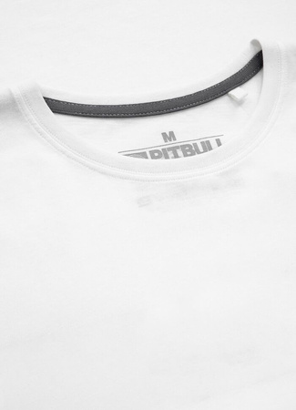 T-shirt PIT BULL SMALL LOGO 140 biały