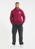 Bluza PIT BULL Tricot Terry SAN DIEGO CA bordowa kaptur