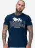 T-shirt LONSDALE HAZELHURST granatowy