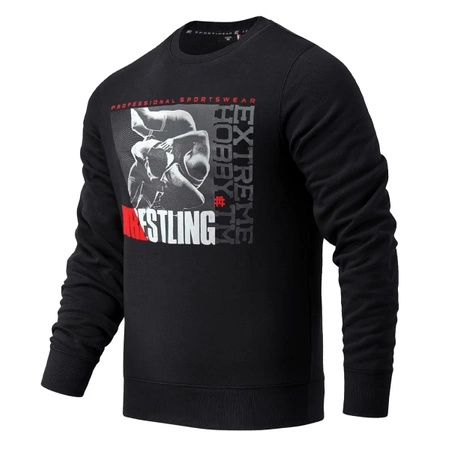 Bluza Crewneck  EXTREME HOBBY WRESTLING PRO czarny