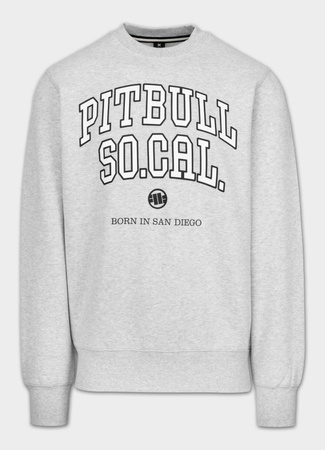 Bluza PIT BULL SO CAL szara prosta