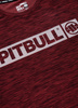 T-shirt PIT BULL HILLTOP CASUAL SPORT bordowy (burgundy melange)