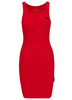 Sukienka PIT BULL Rib LAYLA DRESS czerwona