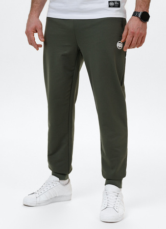Spodnie sportowe PIT BULL Tricot Terry NUGGET old green