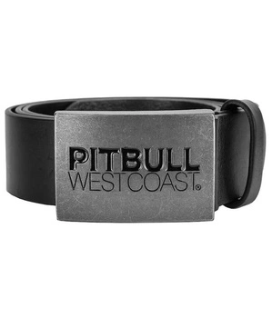 SKÓRZANY pasek PIT BULL TNT czarny
