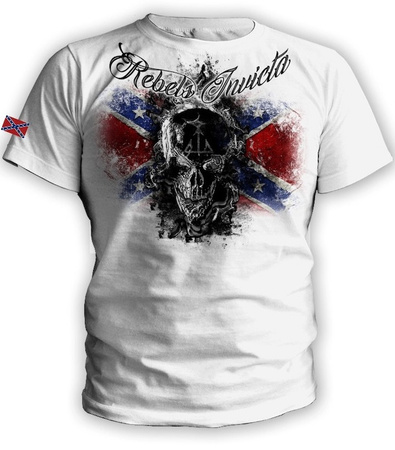 T-shirt INVICTA REBELS biały