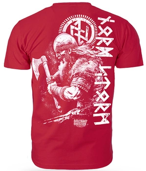 T-shirt DOBERMANS VIKING REACTION TS368 czerwony