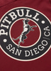 Bluza PIT BULL Tricot Terry SAN DIEGO CA bordowa kaptur