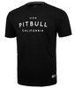 T-shirt PIT BULL Garment Washed USA CAL czarny