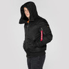 Kurtka ALPHA INDUSTRIES MA-1 HOODED czarna 158104 03