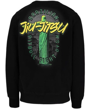 Bluza PIT BULL BJJ FIGHT DVSN czarna prosta