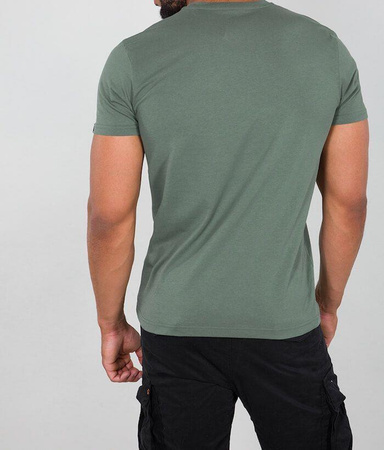T-shirt ALPHA INDUSTRIES BASIC zielony (vintage green) 100501 432