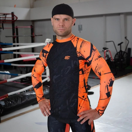 Longsleeve rashguard EXTREME HOBBY NEO pomarańczowy