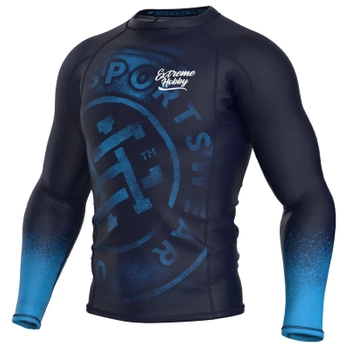 Longsleeve rashguard EXTREME HOBBY BADGE granatowy