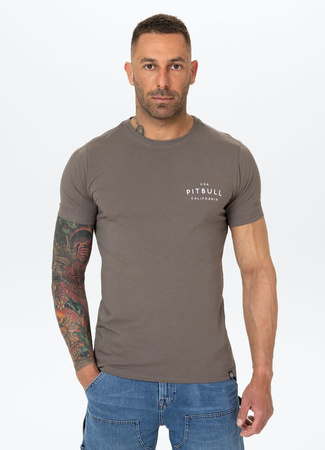 T-shirt PIT BULL USA CAL 140 spandex taupe