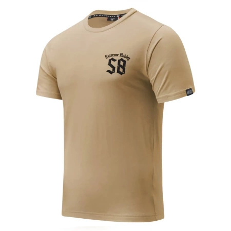 T-shirt EXTREME HOBBY 58 DIVISION beżowy