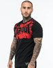 T-shirt TAPOUT SPLASHED czarny