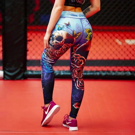 Legginsy Sportowe Damskie Skull 2